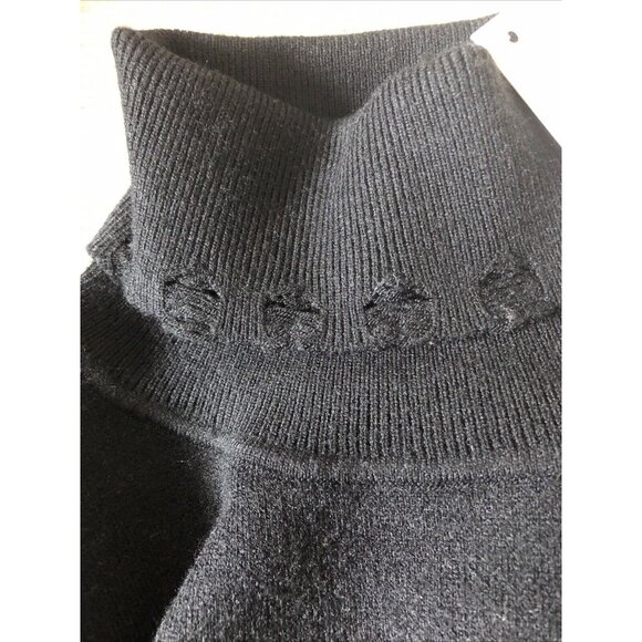 The Hideout Clothing Blessed Knit Distressed Tips Turtleneck Sweater XL - Picture 9 of 9